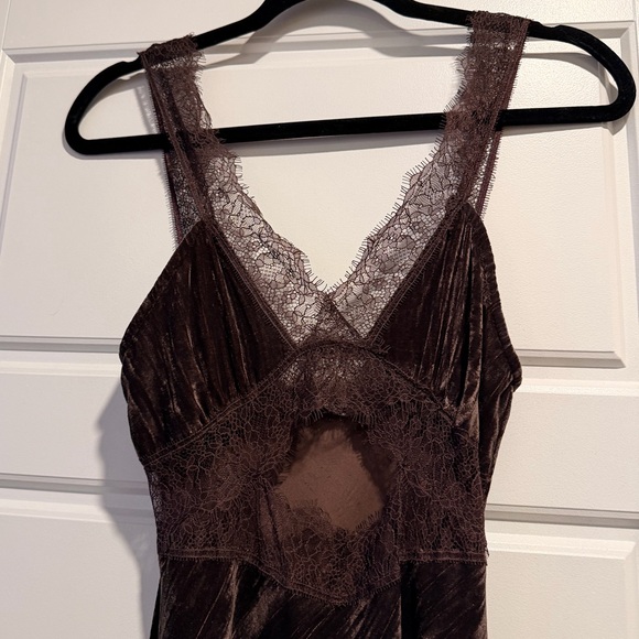 Zara Brown Maxi Dress - Picture 4 of 6